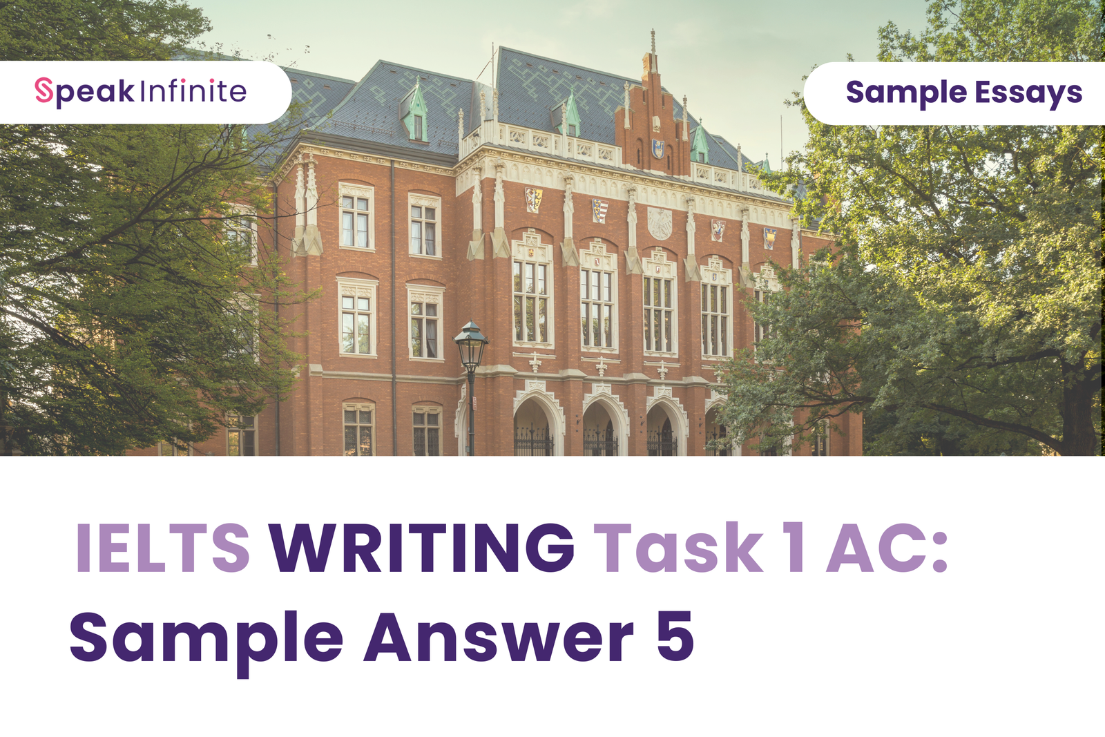 IELTS Writing Task 1 AC: Sample Answer 5