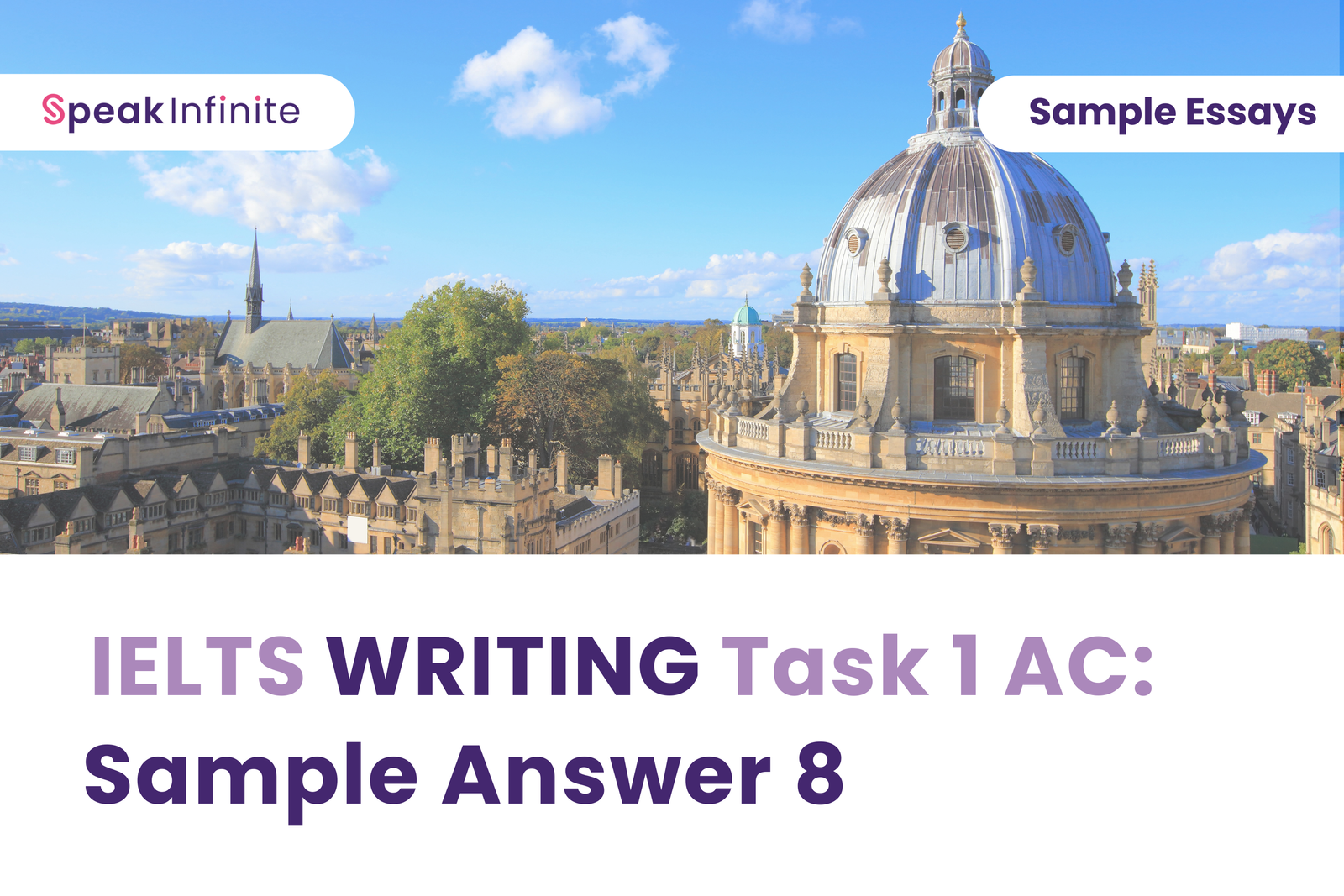 IELTS Writing Task 1 AC: Sample Answer 8