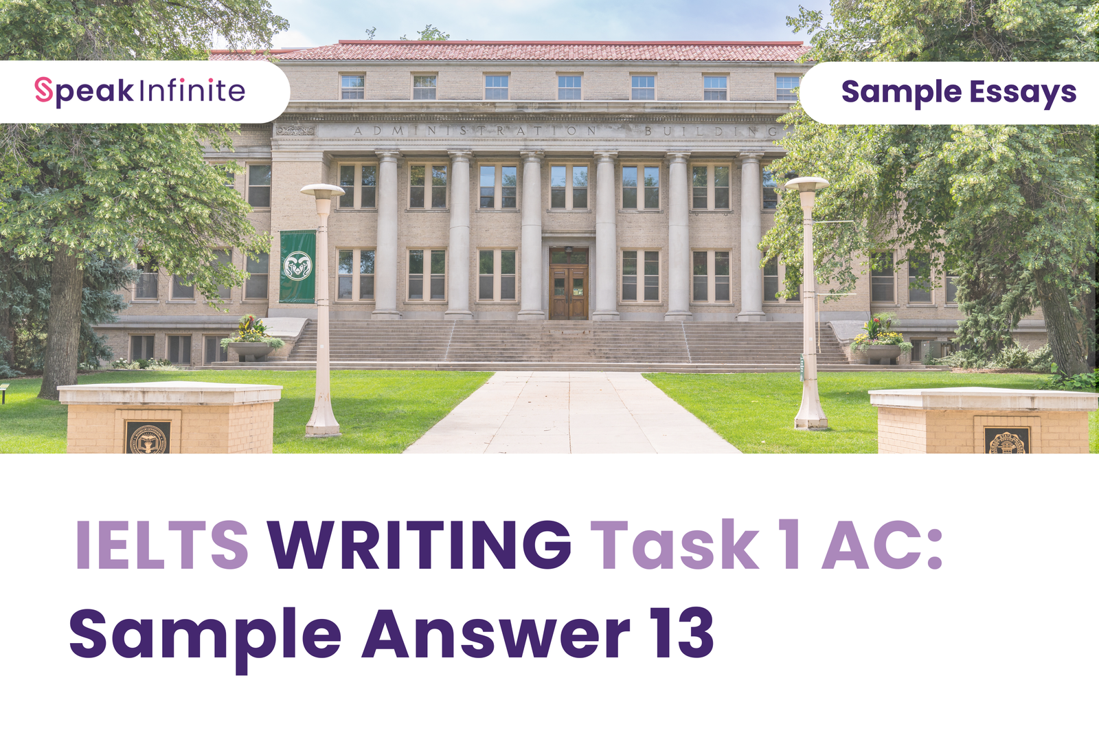 IELTS Writing Task 1 AC: Sample Answer 13