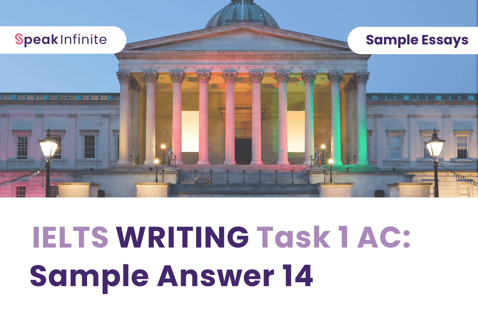 IELTS Writing Task 1 AC: Sample Answer 14