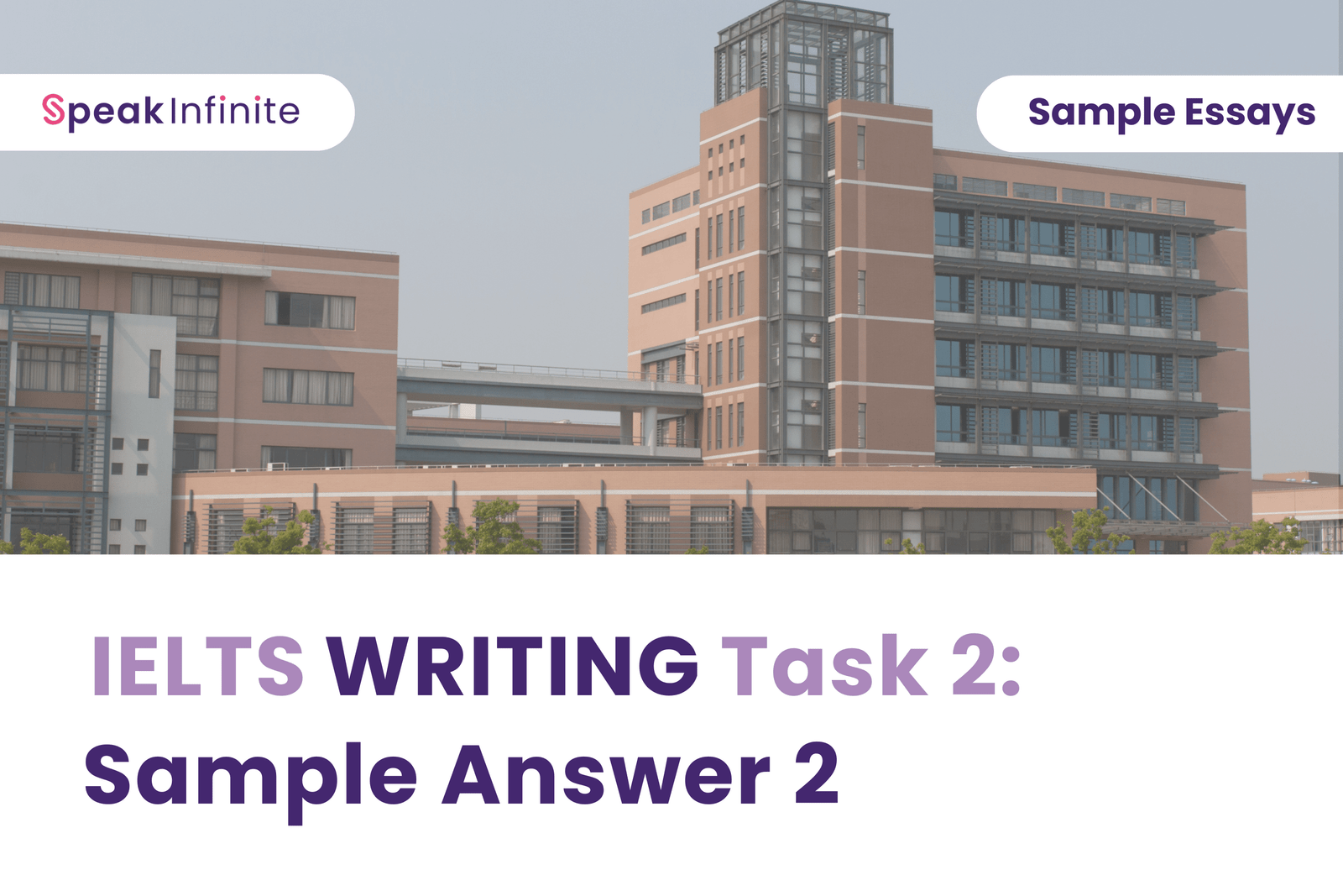 IELTS Writing Task 2: Sample Answer 2