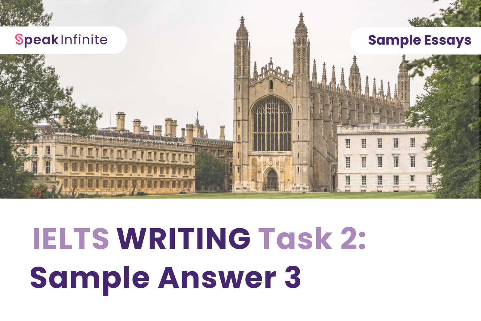 IELTS Writing Task 2: Sample Answer 3