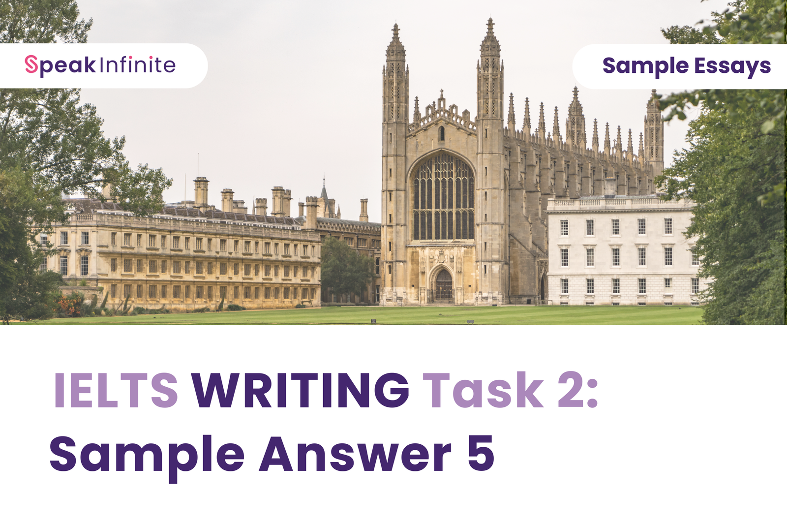 IELTS Writing Task 2: Sample Answer 5