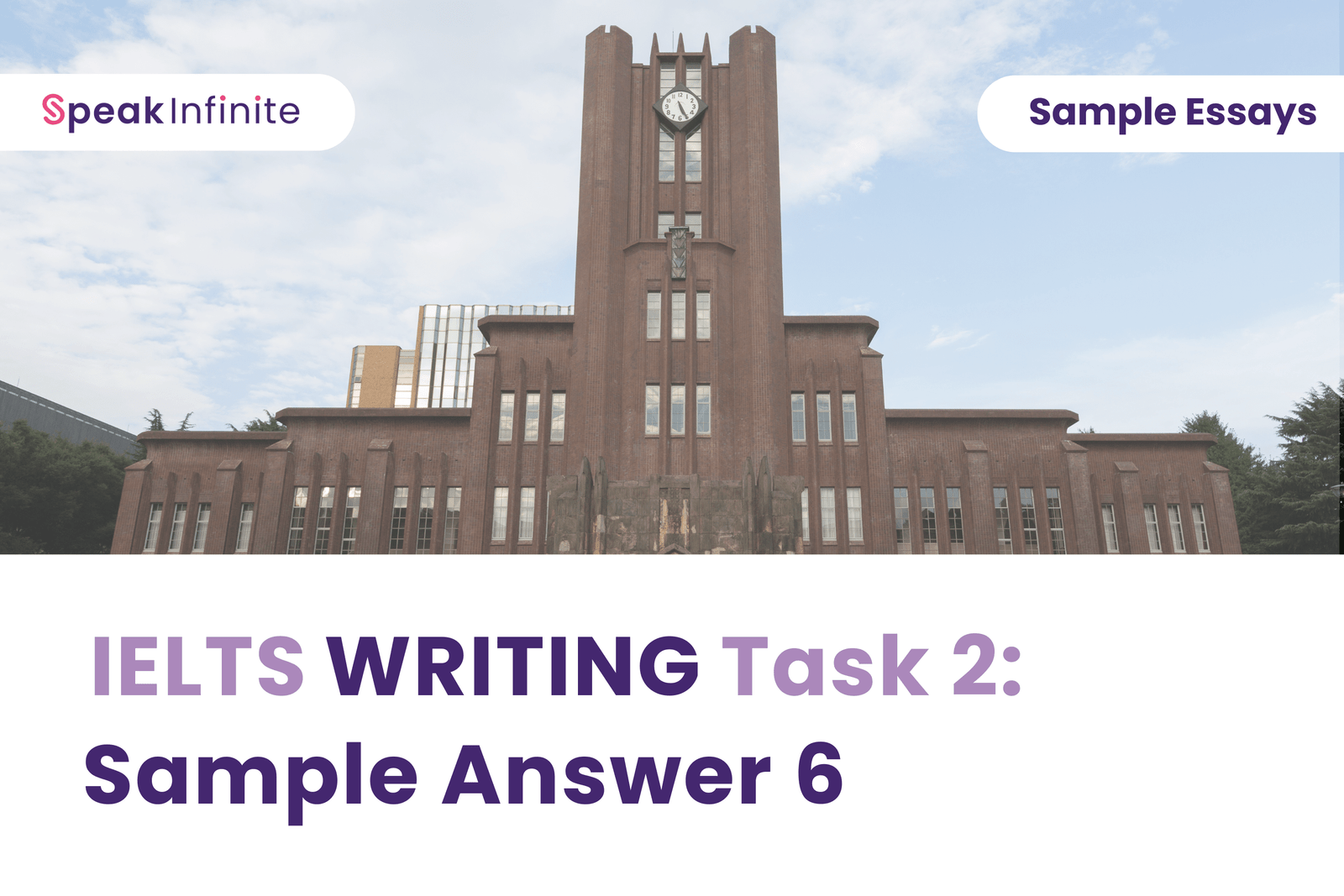 IELTS Writing Task 2: Sample Answer 6