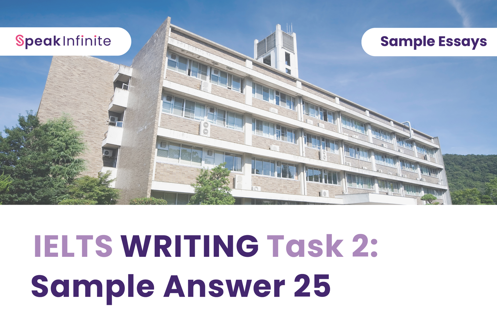 IELTS Writing Task 2: Sample Answer 25