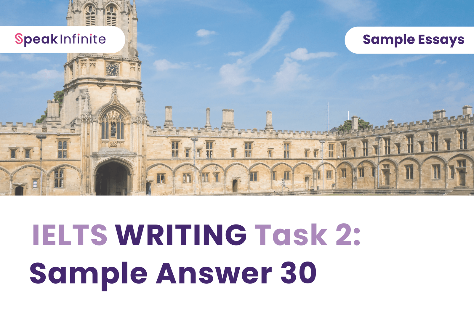 IELTS Writing Task 2: Sample Answer 30